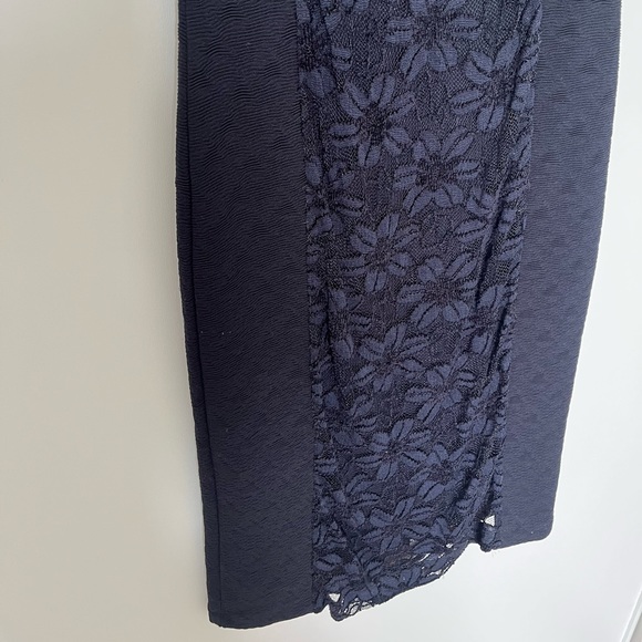 Moulinette Soeurs Anthropologie Jocelyn Navy Blue Shift Dress - Picture 7 of 8